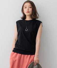 23区 S 【SLOW/一部店舗限定】シアーツイストシングルジャージー ノースリーブ カットソー