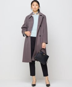 組曲 【暖かい・美シルエット・ストレッチ】バックウォーム テーパードパンツ