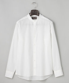 GOTAIRIKU 【シワになりにくい/洗える】ＴＣブロード シャツ_バンドカラー