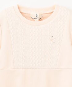 組曲 KIDS 【110-140cm】ホイップキルト トレーナー