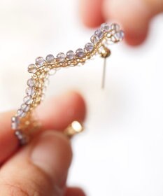 CASUMINO sweet pie iolite ピアス