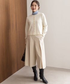 組曲 クルミボタン ニットカーディガン