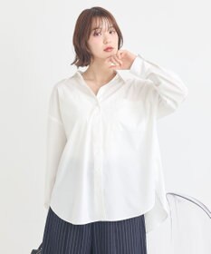 earth music&ecology バックツイストオーバーシャツ