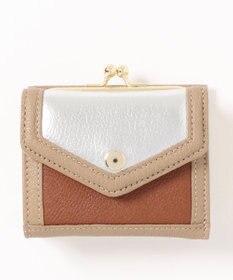 UNBILLION ペルケ perche トリミング配色外ガマミニウォレット