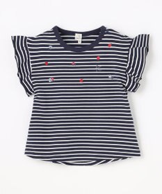 組曲 KIDS 【80-100㎝】 フルーティーボーダーTシャツ