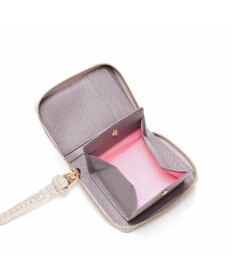 A.D.M.J. 【牛革】クロコ型押しスモールウォレット