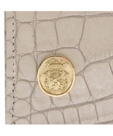 A.D.M.J. 【牛革】クロコ型押しスモールウォレット