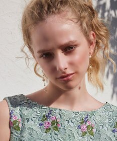 TOCCA PEARL STATION EARRINGS 淡水バロックパール イヤリング