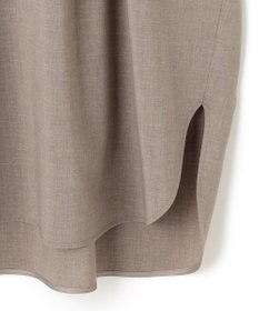 BEIGE， 【洗える/接触冷感/速乾/UVケア対応】BATEAU / Vネックバックギャザーハーフスリーブブラウス