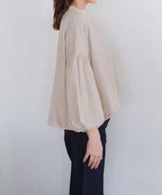 Tiaclasse 【洗える】バルーン袖ストレッチジャケット