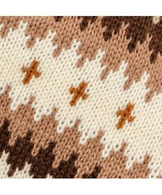 PET PARADISE ペットパラダイス ハーフジップアップ ニット 《モカ》 小型犬