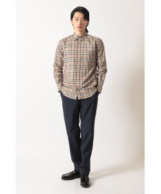 DAKS コットン 隠しボタンダウンシャツ