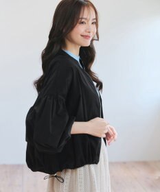 Tiaclasse 【洗える】バルーン袖ストレッチジャケット