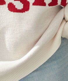 WEGO グラフィックBIGニットプルオーバー