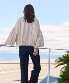 Tiaclasse 【洗える】バルーン袖ストレッチジャケット