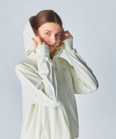 FILA GOLF／marie claire 【marie claire SPORT】スーパーナイロンクール｜フード付きUVラッシュガード