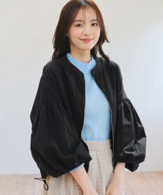 Tiaclasse 【洗える】バルーン袖ストレッチジャケット