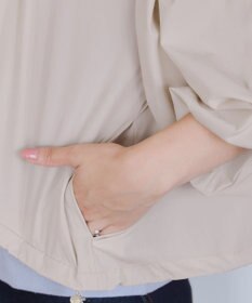 Tiaclasse 【洗える】バルーン袖ストレッチジャケット