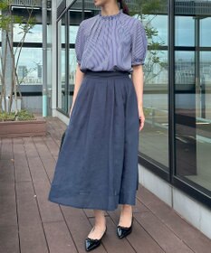 組曲 S 【WEB限定】シアーボイルタックフレア スカート