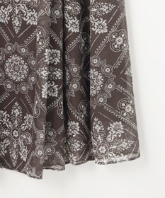 自由区 ロータスタイルプリント スカート