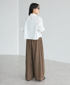 CRAFT STANDARD BOUTIQUE リネンライクワイドイージーパンツ