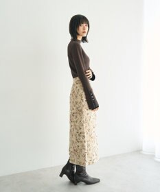 YECCA VECCA ジャガードナロースカート