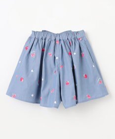 ANY KIDS 総柄刺繍 キュロット