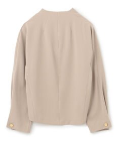 BEIGE， 【洗える】RUE / スリットネックフォルムブラウス