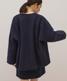 AMERICAN HOLIC 【選べる丈】中空FIBERノーカラーコート