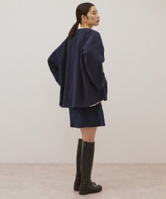 AMERICAN HOLIC 【選べる丈】中空FIBERノーカラーコート