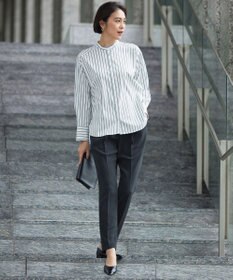 自由区 L 【19号サイズまで展開・カタログ掲載・セットアップ対応】トリアセダブルクロステーパード パンツ