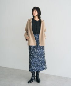 YECCA VECCA ジャガードナロースカート