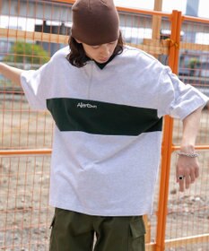 WEGO ワンポイントカラーブロックプルオーバー