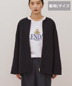 AMERICAN HOLIC 【選べる丈】中空FIBERノーカラーコート