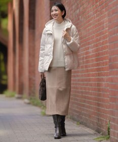 J.PRESS LADIES S 【洗える】タフタダウン ショート丈 コート