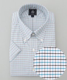 J.PRESS MEN 【WEB・一部店舗限定】タッタソール 半袖シャツ/B.D
