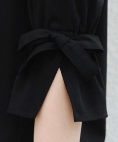 Tiaclasse L 【洗える】リボンスリーブブラウス