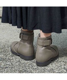 ing <ing>【WEB限定】ベルトデザインショートブーツ