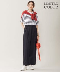 自由区 【WEB限定カラーあり・洗える】ロゴ刺繍 Tシャツ