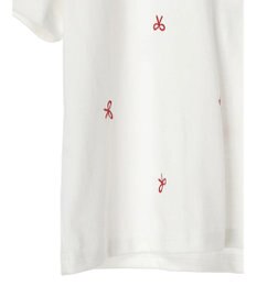 Green Parks ・Ｄｏｕｂｌｅ　Ｆｌａｇｓ　リボン刺繍ＴＥＥ