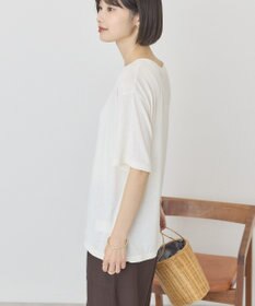 AMERICAN HOLIC 【先行予約】【マルチ機能】配色ステッチルーズTシャツ