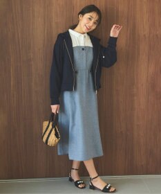 Feroux 【洗える】シャツドッキング ワンピース