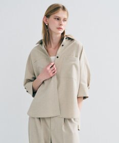 uncrave ウォッシャブルドライサップ ドルマンシャツ