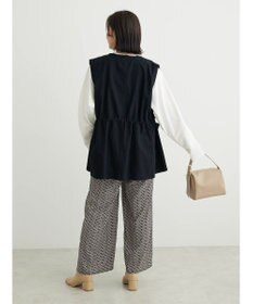 Green Parks ・ｆｕｒｒｙ　ｒａｔｅ　キカガクガラギャザーパンツ