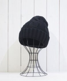 石田製帽 〈新色追加！〉カシミヤニット アラン編みワッチN ニット帽