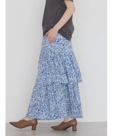 AMERICAN HOLIC ティアードエスニックプリントスカート