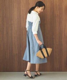 Feroux 【洗える】シャツドッキング ワンピース