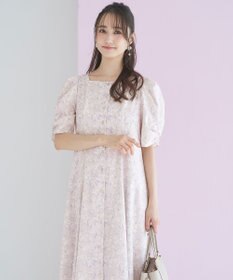 ANY SIS 【洗える】ファジープリント ワンピース