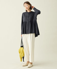 ANY L 【裏起毛/ウエストゴム】ウォームテーパードパンツ