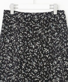 J.PRESS LADIES S 【洗える】ピーチサテン フラワープリント スカート